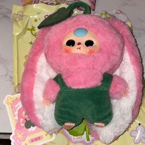 Baby Three Where’s Spring Series CONFIRMED Pink Flower Bunny Pendant